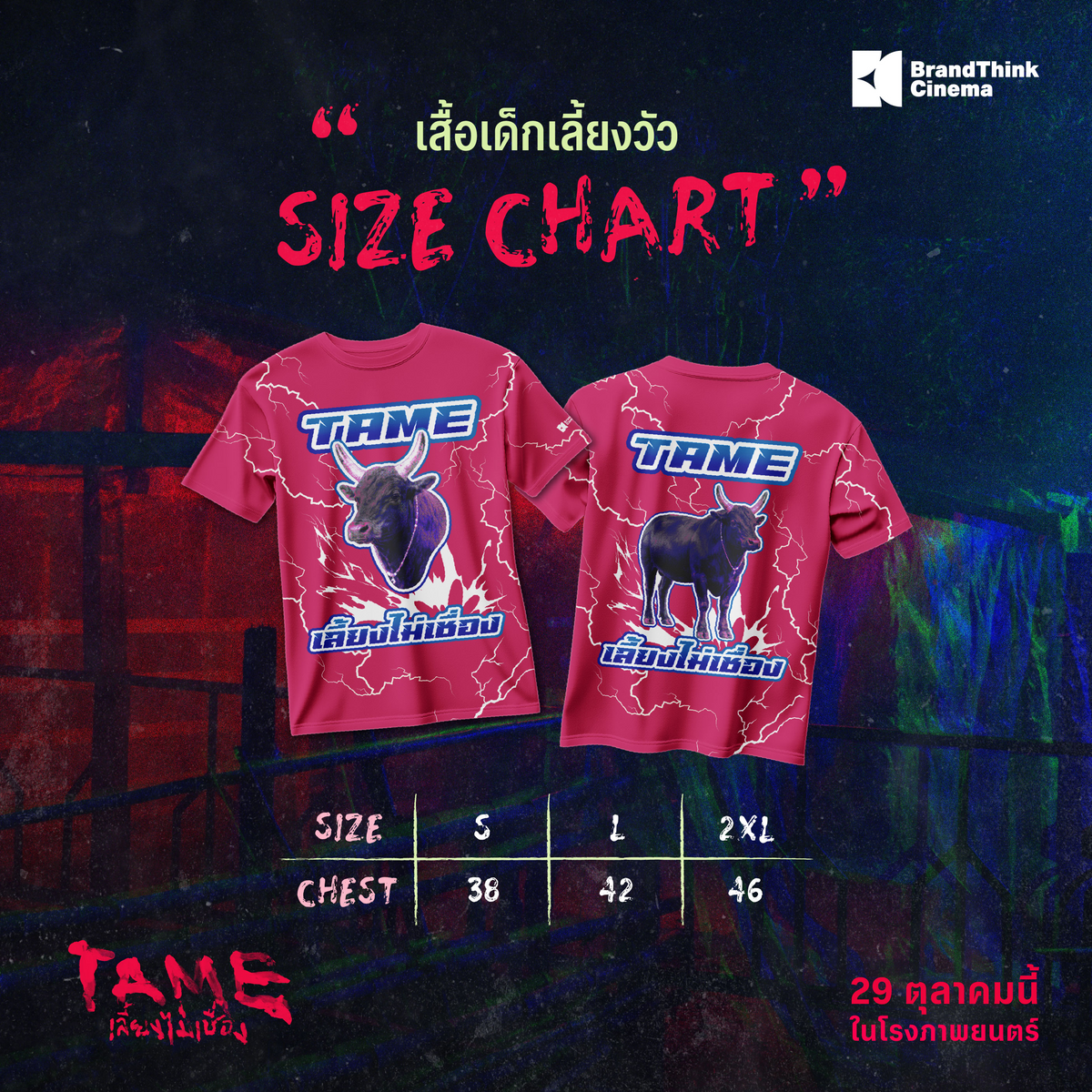 เสื้อยืดเด็กเลี้ยงวัว